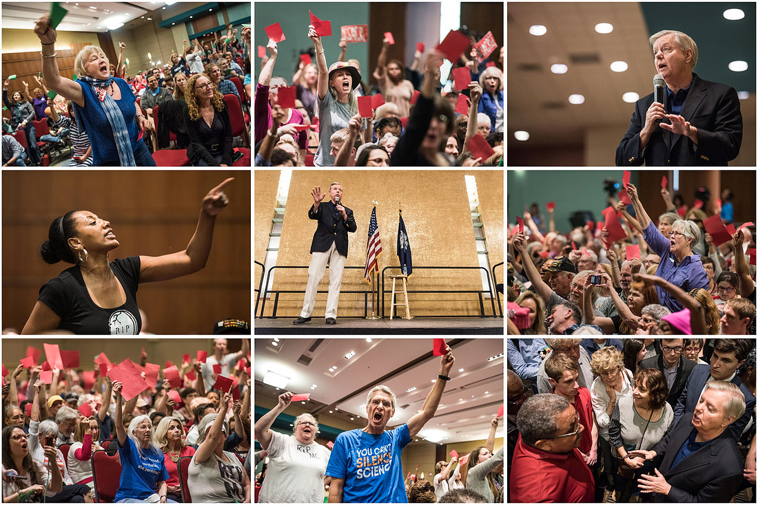 Photos: Lindsey Graham Town Hall -  Columbia SC