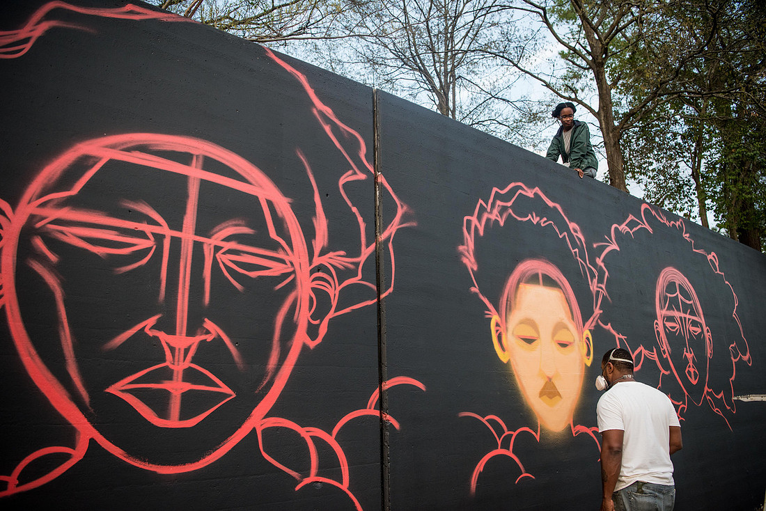 Cedric Umoja Mural Millwood Ave Columbia SC 23362_