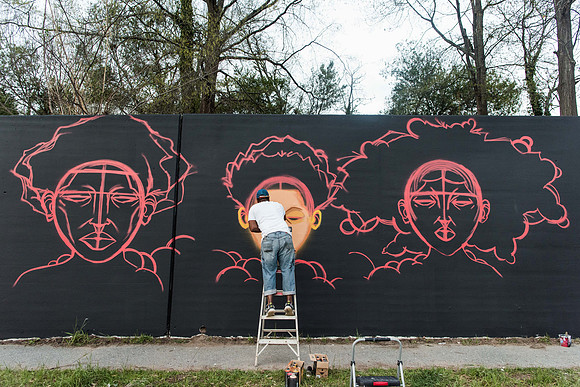 Cedric Umoja Mural Millwood Ave Columbia SC 23507_