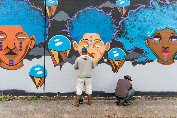 Cedric Umoja Mural columbia sc 25411_