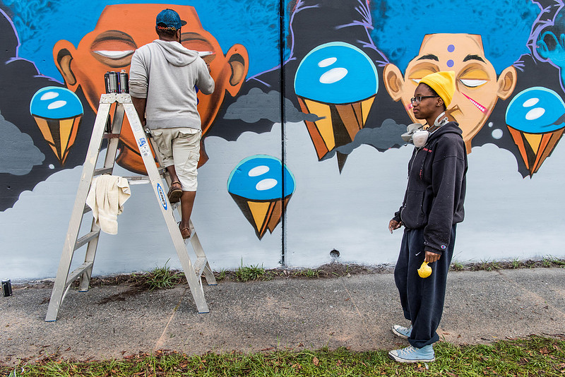 Cedric Umoja Mural columbia sc 25502_