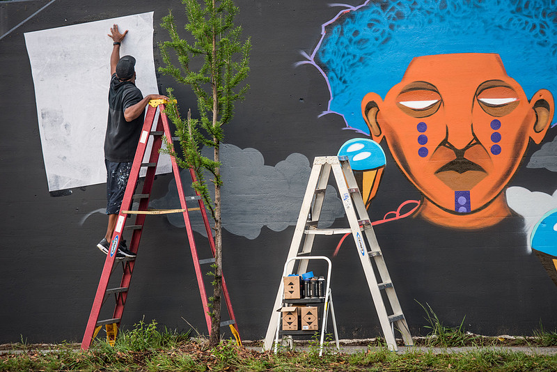 Cedric Umoja Mural columbia sc 25144_