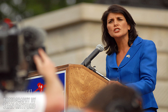 Sarah Palin and Nikki Haley in Columbia SC
