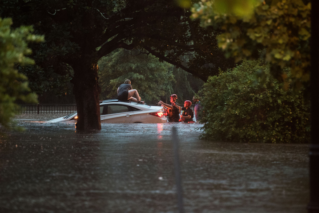 Flash Flooding Columbia SC Photos
