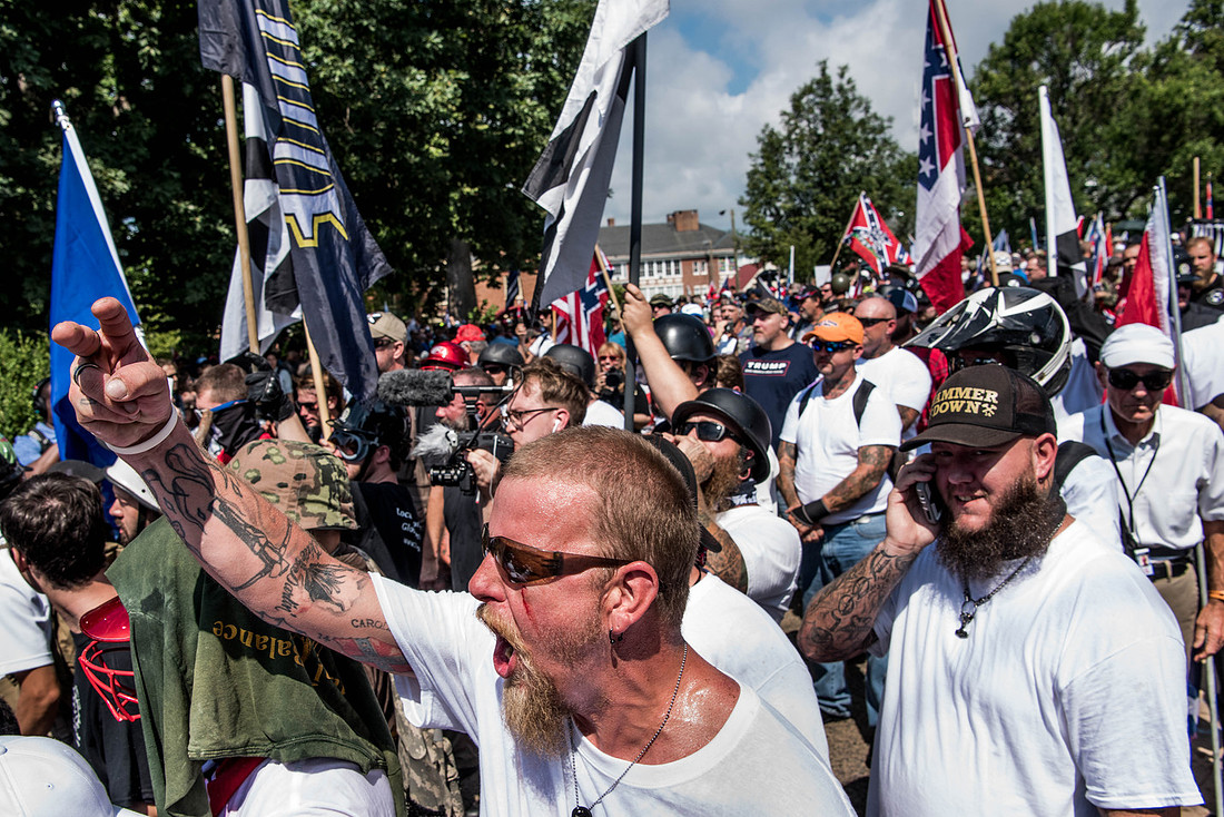 Unite the Right Charlottesville photos Alt right kkk nazi 103991