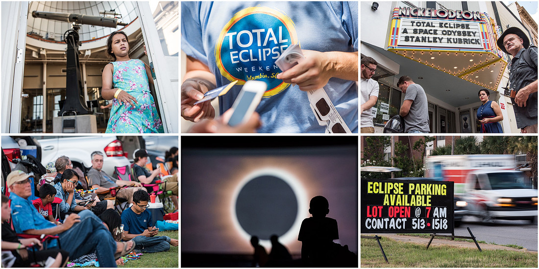 Eclipse photography columbia sc