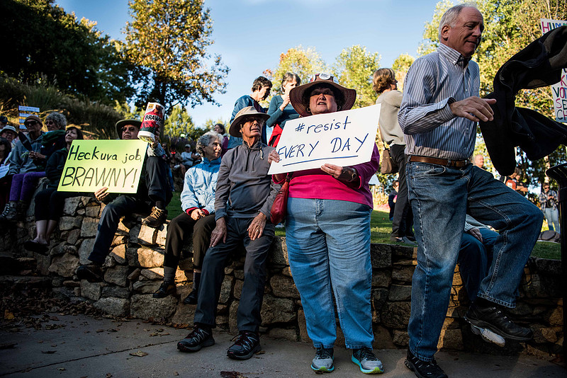 Anti Trump McMaster protest rally greenville sc  166571