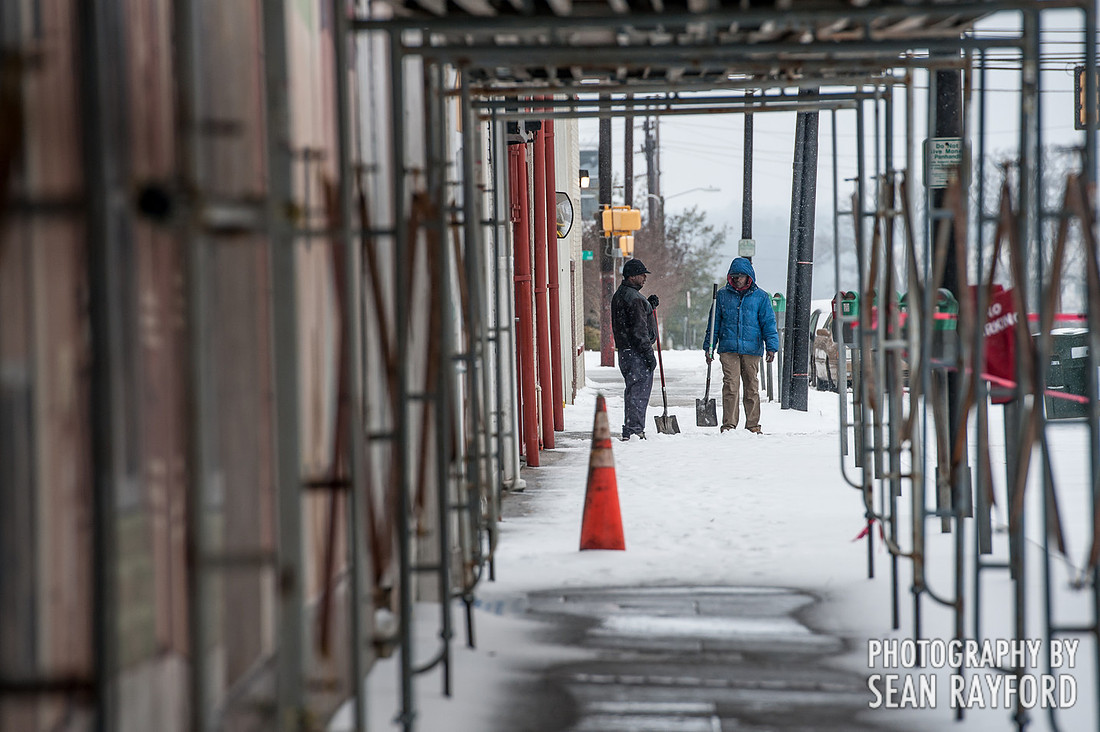 Winter storm in Columbia SC - Feb 2014
