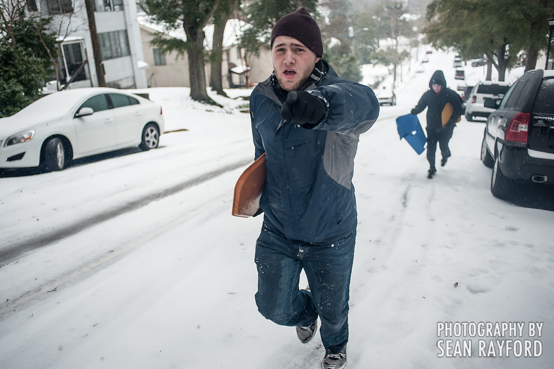 Winter storm in Columbia SC - Feb 2014