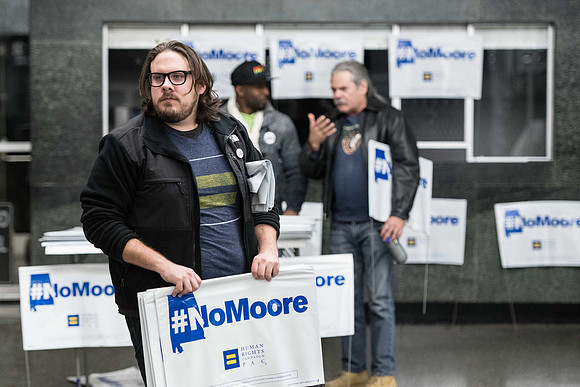 roy moore vs doug jones for senate alabama photos 267677