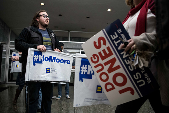 roy moore vs doug jones for senate alabama photos 267759