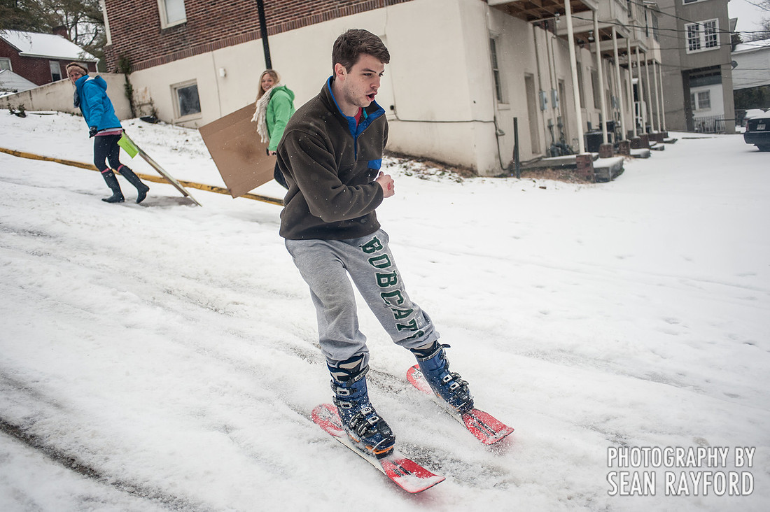 Winter storm in Columbia SC - Feb 2014