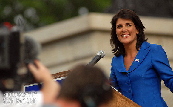 Sarah Palin and Nikki Haley in Columbia SC