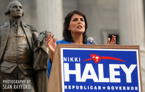 Sarah Palin and Nikki Haley in Columbia SC