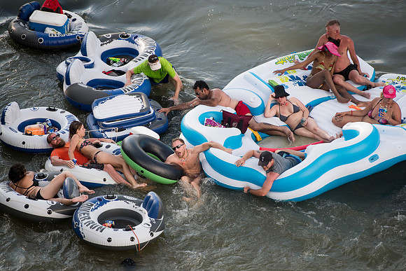 Tubing on the Congaree River Columbia SC 2514