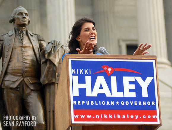 Sarah Palin and Nikki Haley in Columbia SC