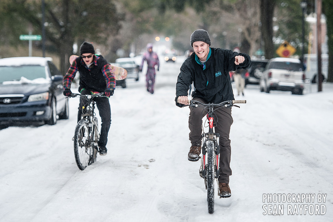 Winter storm in Columbia SC - Feb 2014