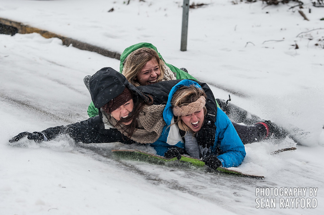 Winter storm in Columbia SC - Feb 2014