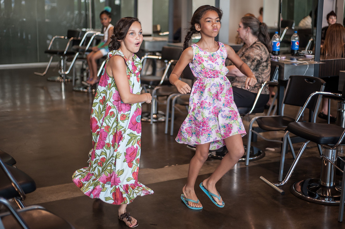 Kids at Columbia Fashion Week