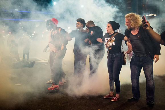 Protests break out in charlotte 43807