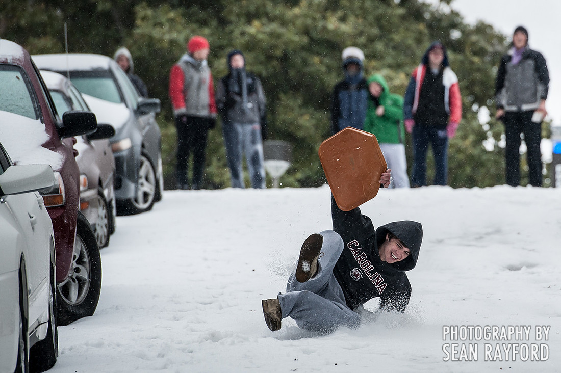 Winter storm in Columbia SC - Feb 2014