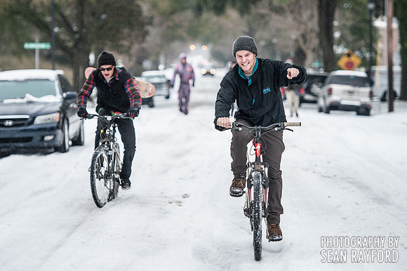 Winter storm in Columbia SC - Feb 2014