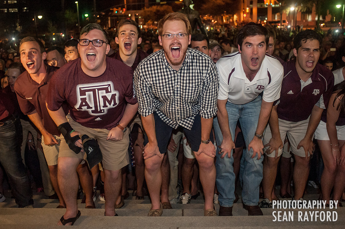 Texas A&M Pep Rally vs. South Carolina in Columbia, SC. 8