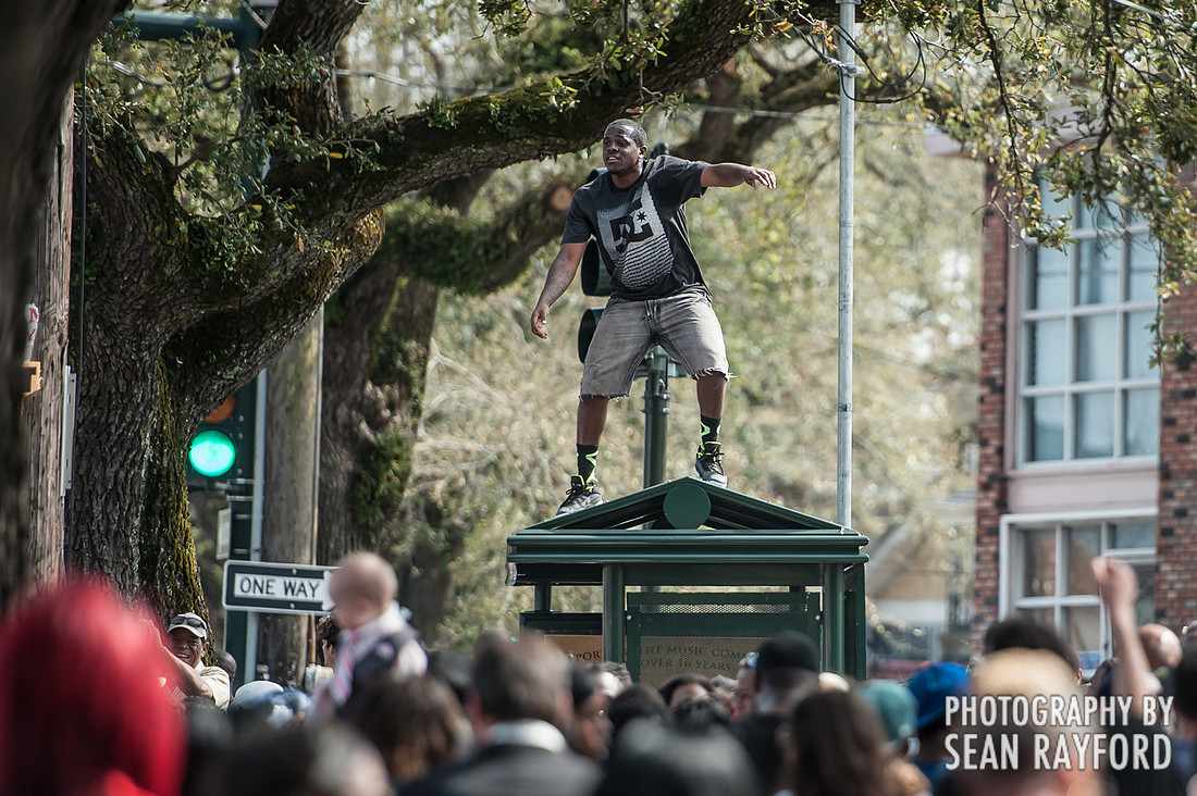 Second Line parade in the Treme neighborhood in New Orleans. March 9, 2014 - Photos by South Carolina photographer Sean Rayford
