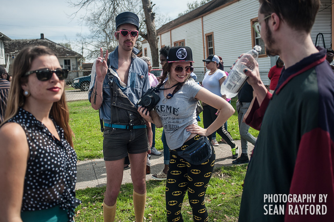 Second Line parade in the Treme neighborhood in New Orleans. March 9, 2014 - Photos by South Carolina photographer Sean Rayford