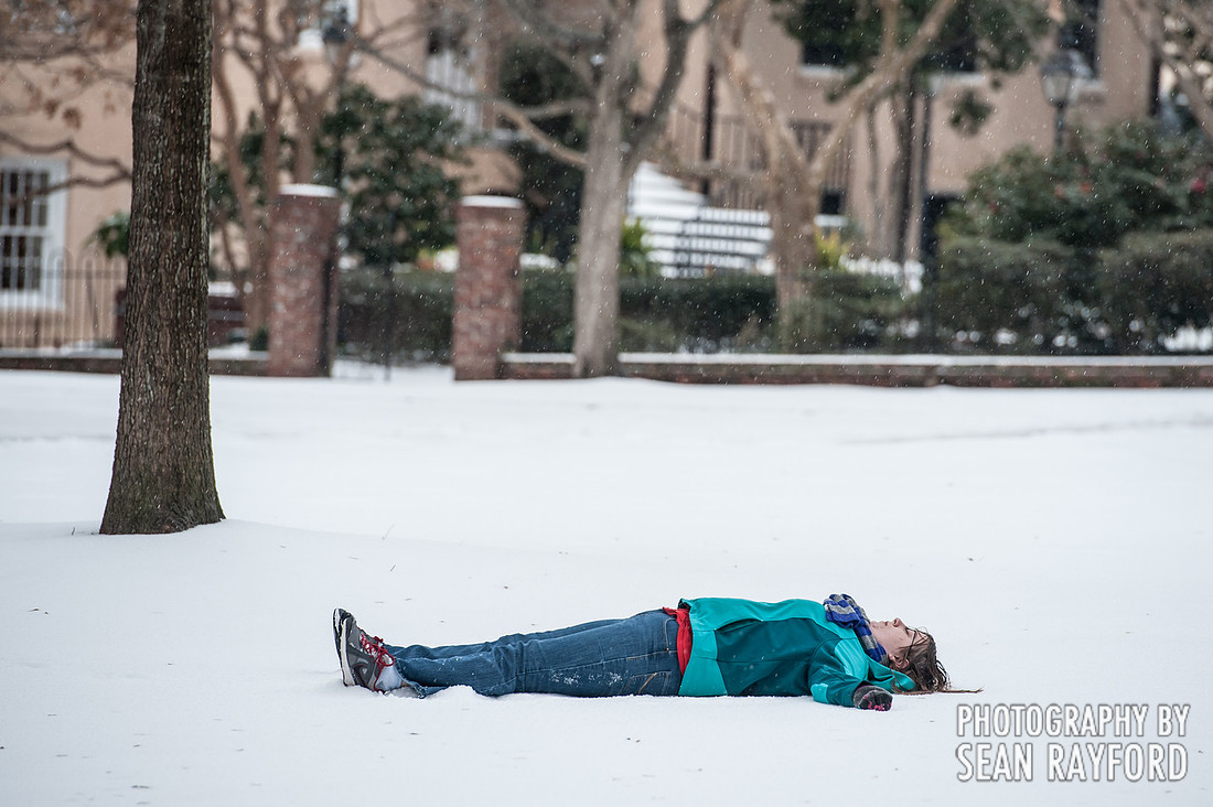 Winter storm in Columbia SC - Feb 2014