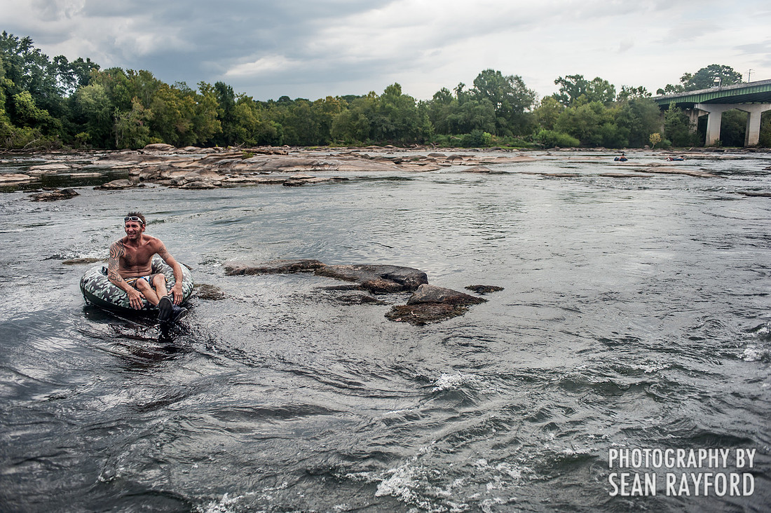 Saluda River on Labor Day in Columbia, SC by South Carolina Photographer Sean rayford