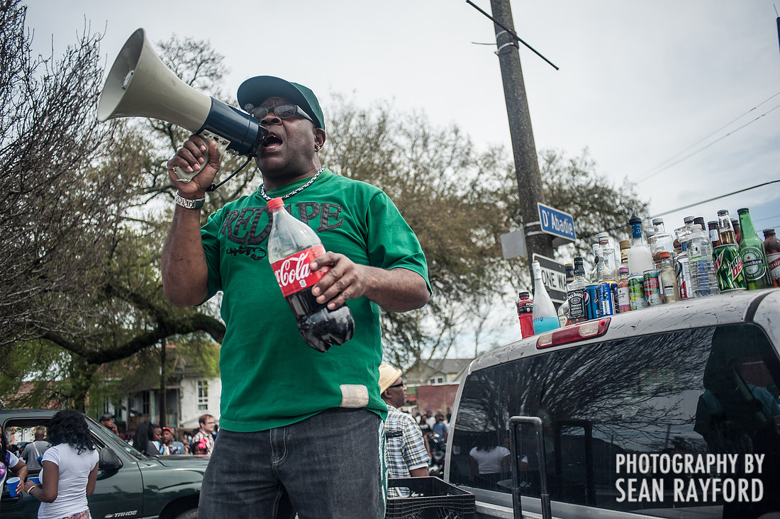 Second Line parade in the Treme neighborhood in New Orleans. March 9, 2014 - Photos by South Carolina photographer Sean Rayford