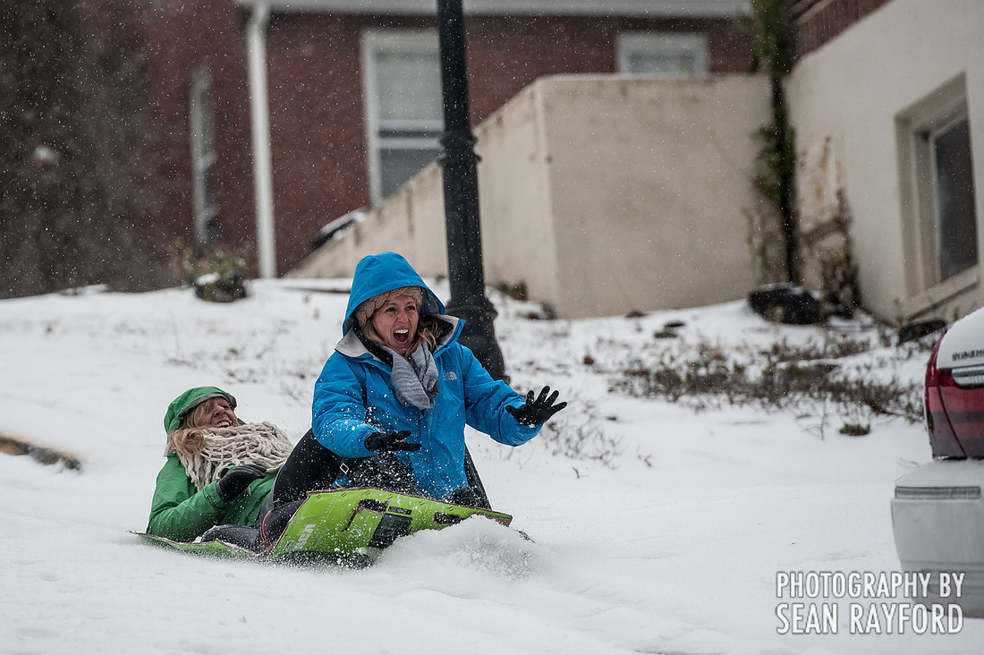 Winter storm in Columbia SC - Feb 2014