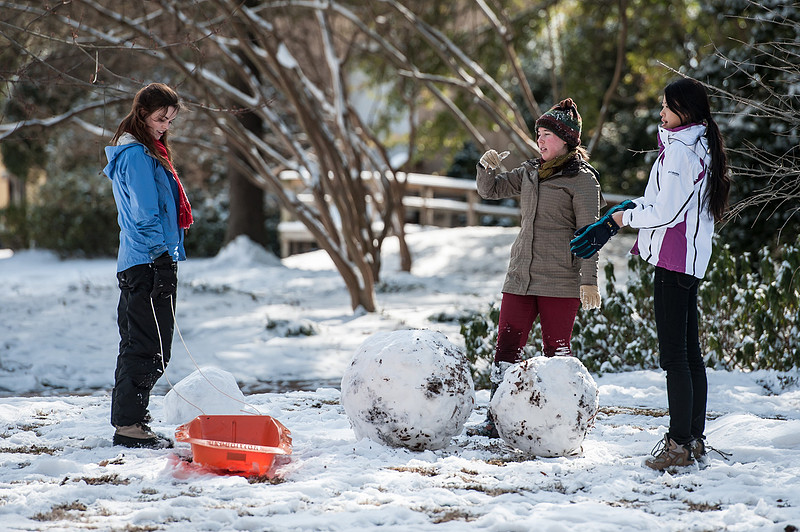 Snow in Columbia SC - Jan 2014