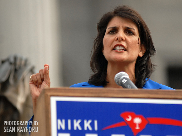 Sarah Palin and Nikki Haley in Columbia SC
