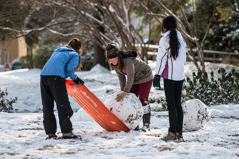 Snow in Columbia SC - Jan 2014