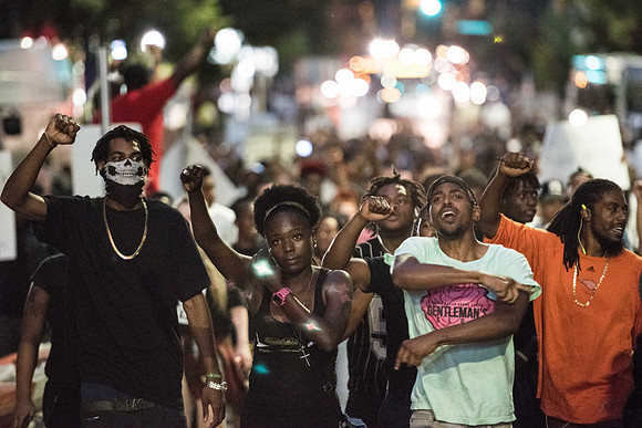 Protests break out in charlotte 43333
