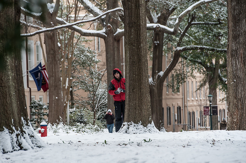 Snow in Columbia SC - Jan 2014
