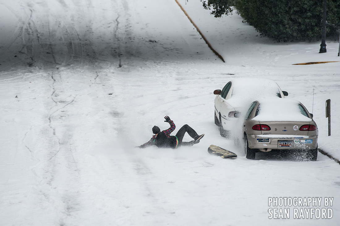 Winter storm in Columbia SC - Feb 2014