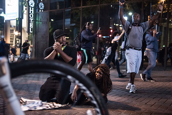 Protests break out in charlotte 44468