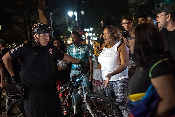 Protests break out in charlotte 44412
