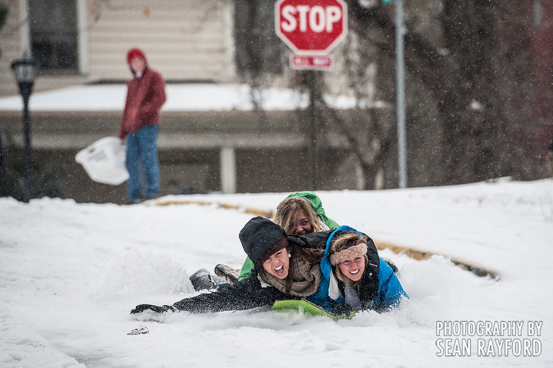 Winter storm in Columbia SC - Feb 2014