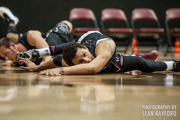 First University of South Carolina men's basketball practice