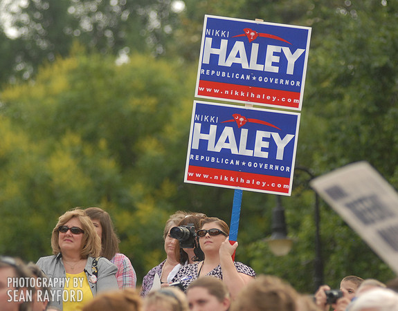 Sarah Palin and Nikki Haley in Columbia SC