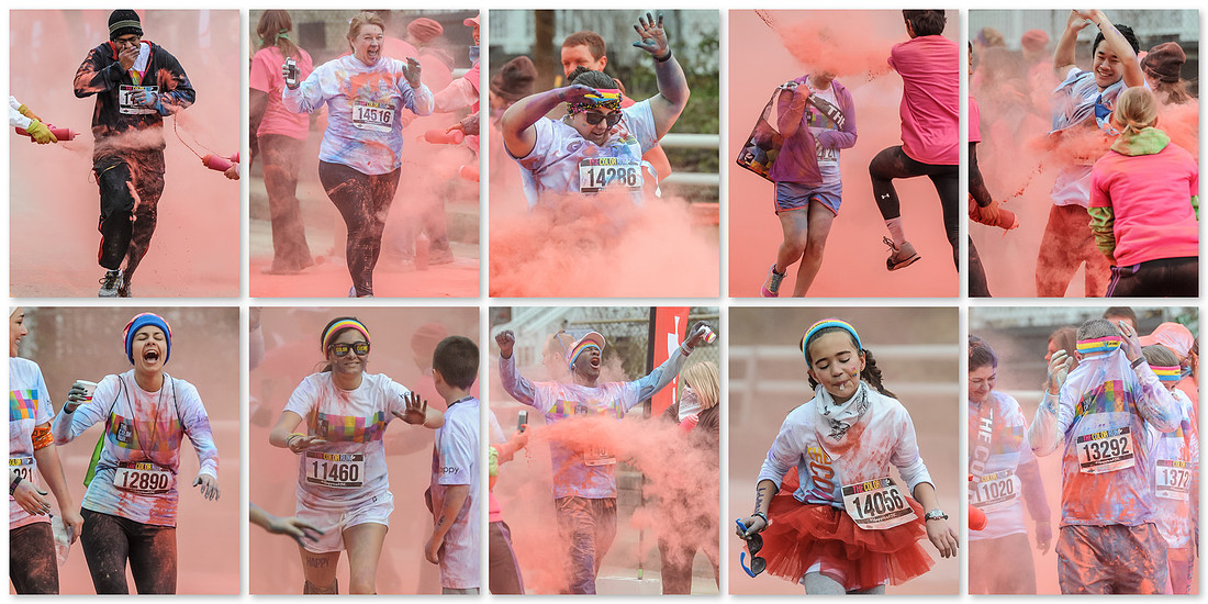 Color Run photos in Columbia, SC - March 2014 - By South Carolina Photographer Sean Rayford 