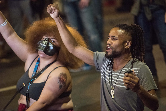 Protests break out in charlotte 44054