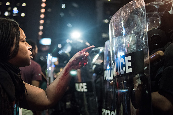 Protests break out in charlotte 43489