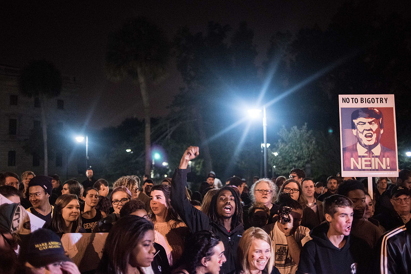 Trump protest columia sc photos 15571