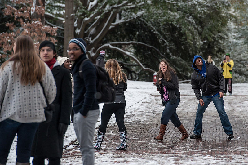 Snow in Columbia SC - Jan 2014