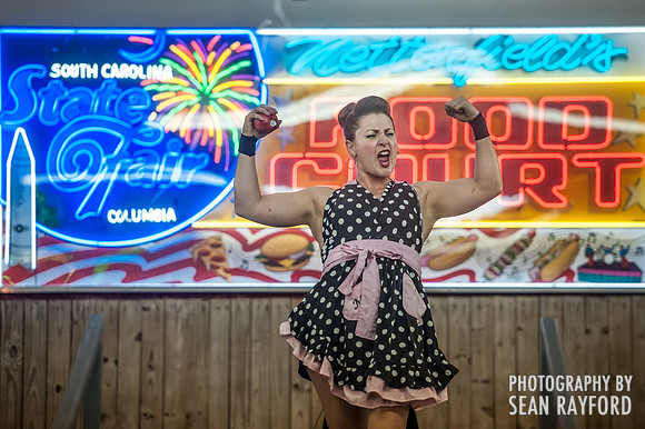 South Carolina State Fair Photos - Rainy Night